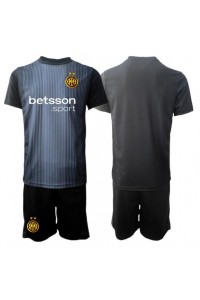 Inter Milan Keeper Babyklær Hjemme Fotballdrakt til barn 2025-26 Korte ermer (+ Korte bukser)